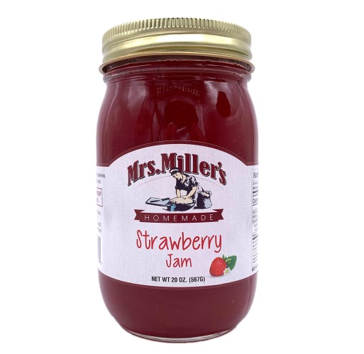 Jam - Strawberry Mrs. Miller's 20 oz