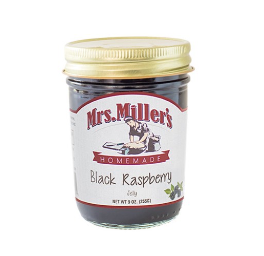 Jelly - Black Raspberry Mrs. Miller's 9 oz
