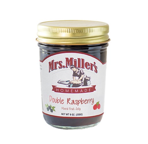 Jelly - Double Raspberry Mrs. Miller's 9 oz