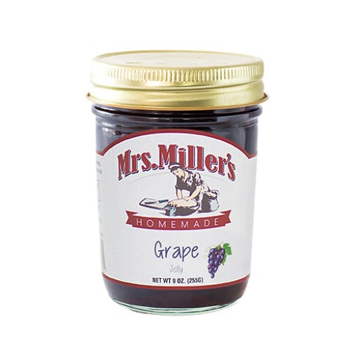Jelly - Grape Mrs. Miller's 9 oz