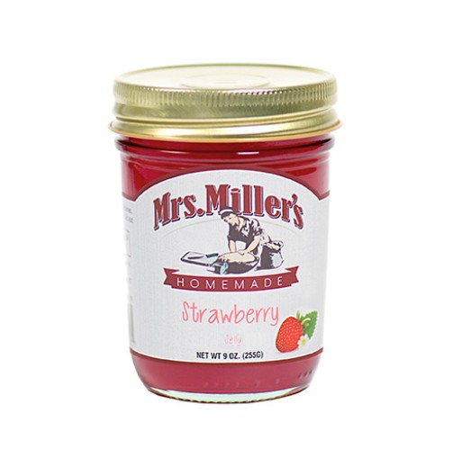 Jelly - Strawberry Mrs. Miller's 9 oz