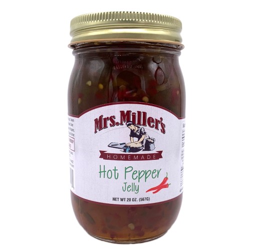 Jelly - Hot Pepper Mrs. Miller's 20 oz