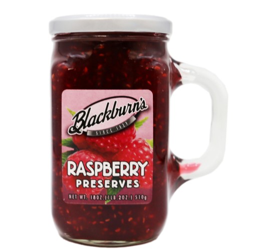 Preserves - Red Raspberry Blackburn's 18 oz