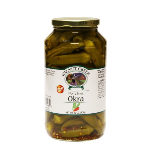 Okra - Hot Pickled WC Quarts