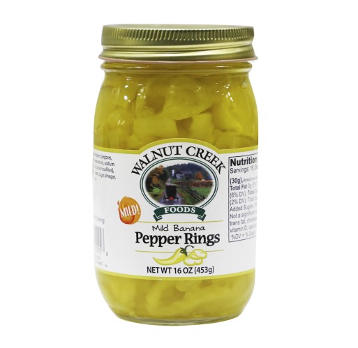 Banana Peppers - Mild Rings WC Pints