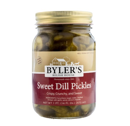 Pickles - Sweet Dill Byler's Pints
