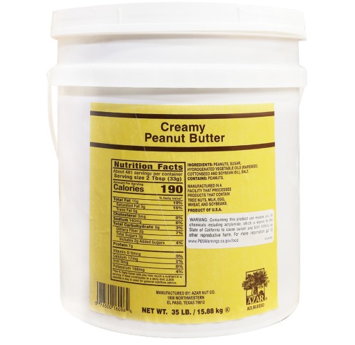 Peanut Butter - Creamy 35 lb
