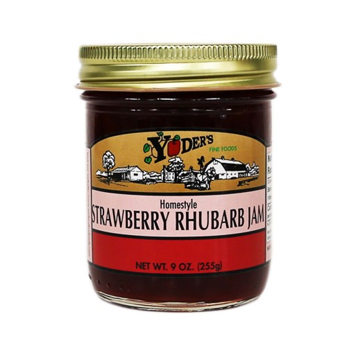 Jam - Strawberry Rhubarb YFF 9 oz