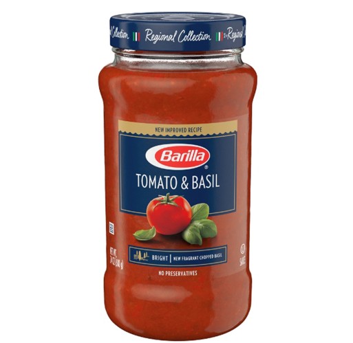 Sauce - Tomato & Basil Barilla 24 oz