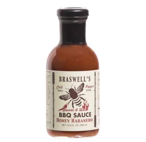 BBQ Sauce - Honey Habanero Braswell's 13.5 oz