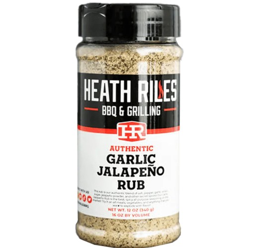 Seasoning - Garlic Jalapeño Rub Heath Riles 12 oz