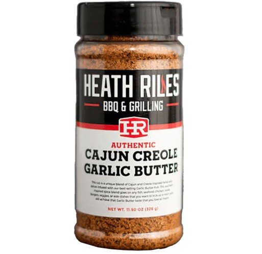 Seasoning - Cajun Creole Garlic Butter Rub Heath Riles 11.5 oz
