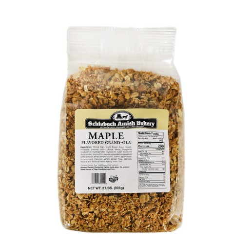 Cereal - Maple Grand-ola Granola Schlabach's 2 lb