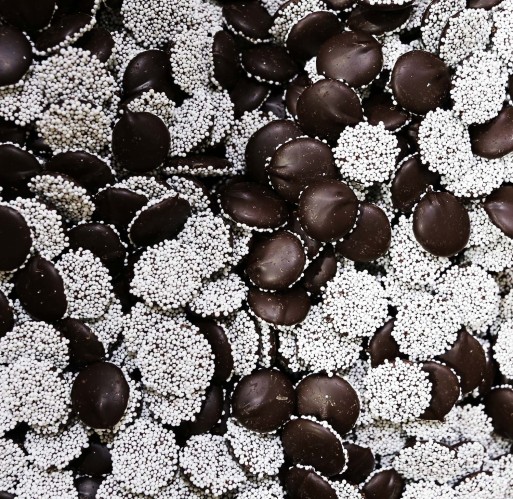 Dark Chocolate - Nonpareils White Seed Reppert's
