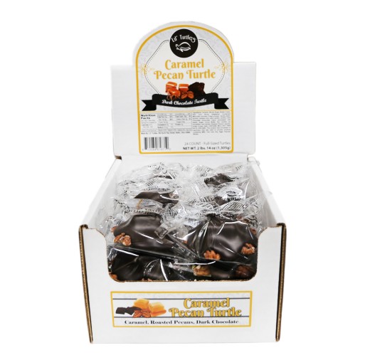 Turtle - Dark Chocolate Caramel Lil' Turtles