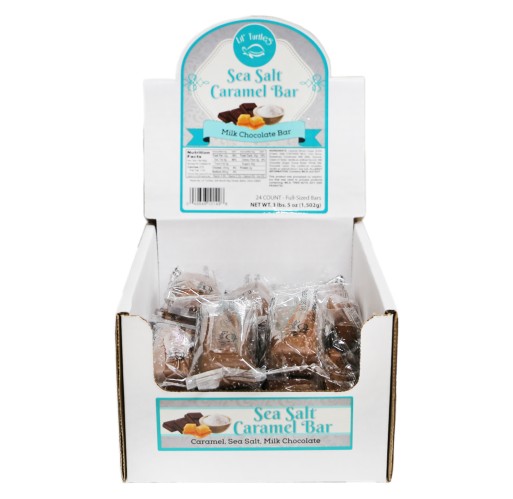 Chocolate Bar - Sea Salt Caramel (Lil' Turtles)