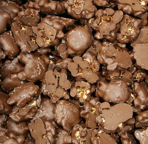 Chocolate - Caramel Nut Clusters