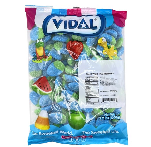 Gummy - Sour Wild Raspberries Vidal