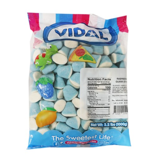 Gummy - Raspberry Drops Vidal