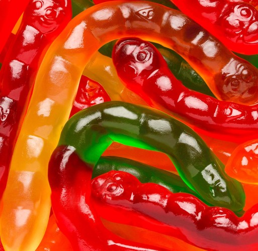 Gummy - Wild Fruit Worms Albanese