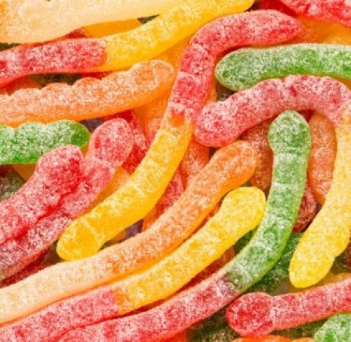 Gummy - Assorted Sour Worms Albanese