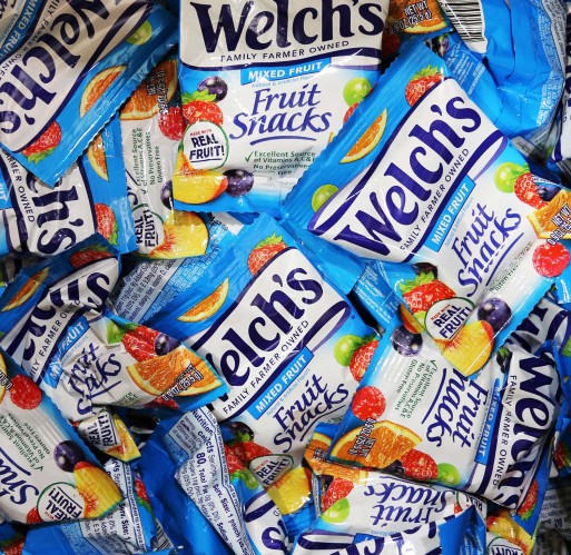 Gummy - Welch's Fruit Snacks Mixed Fruits 250 ct