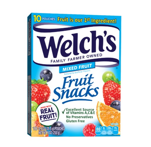 Gummy - Welch's Fruit Snacks Mixed 9 oz