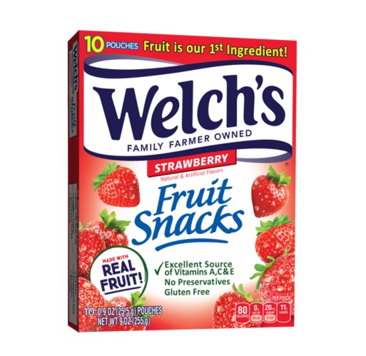Gummy - Welch's Fruit Snacks Strawberry 9 oz