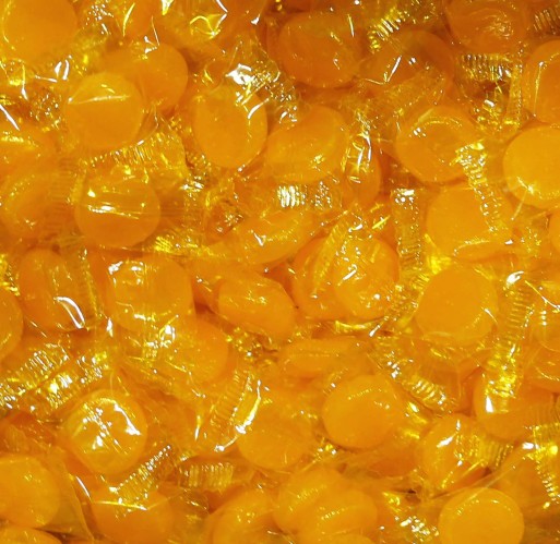 Candy - Butterscotch Disks Wrapped Sunrise