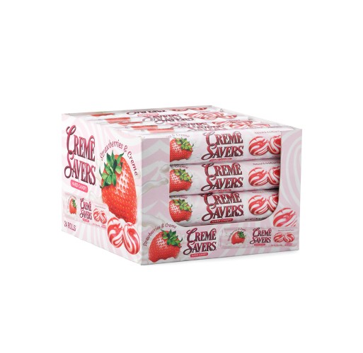 Creme Savers - Strawberries & Creme 24 ct