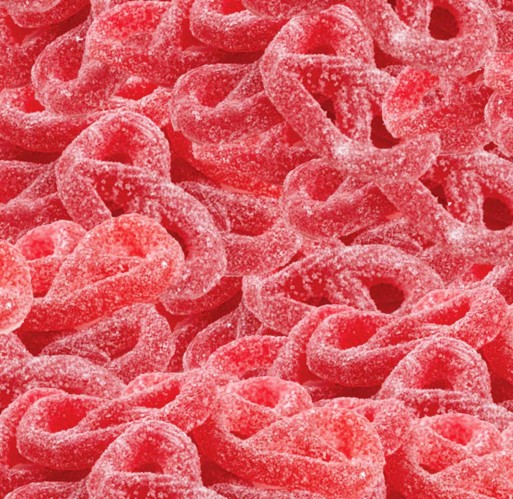 Licorice - Raspberry Jelly Pretzels