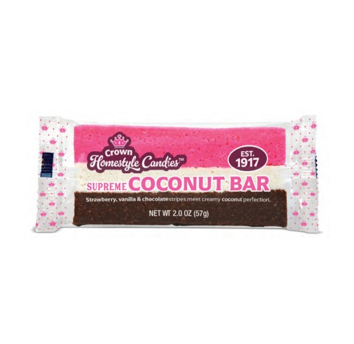 Coconut Candy - Sliced Bars Packaged