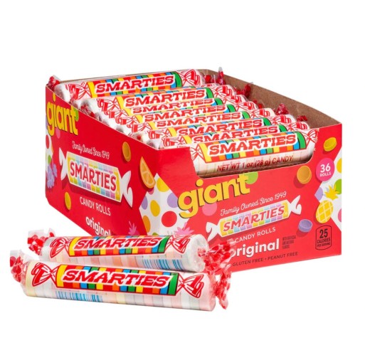 Smarties - Giant Rolls