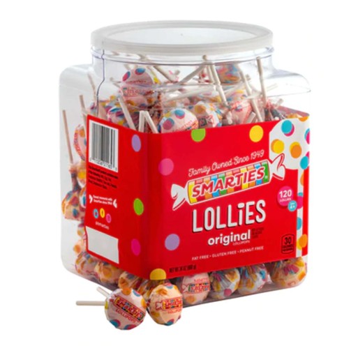 Suckers - Smartie Pops in a Jar