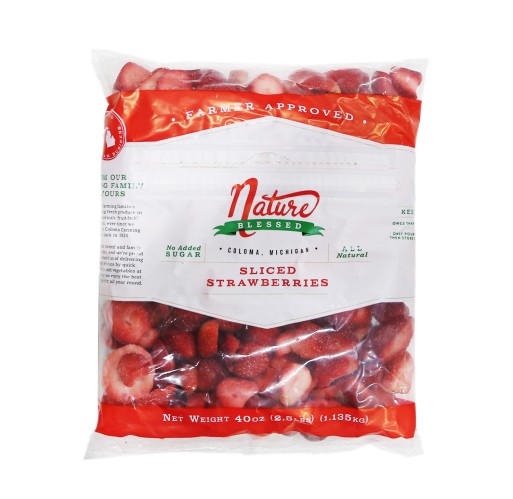 FZ Fruit - Strawberries Halves 40 oz