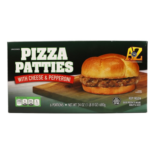 FZ Patties - Pizza w/Cheese and Pepperoni