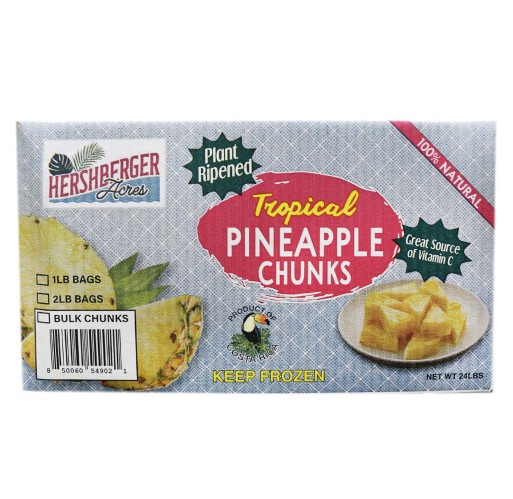FZ Fruit - Pineapple Chunks Hershberger 24 lb