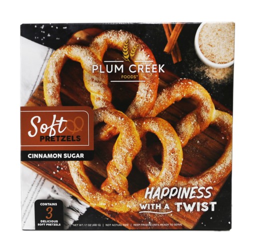 FZ Soft Pretzel - Cinnamon Sugar Plum Creek 3 ct