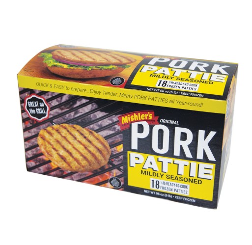 FZ Pork - Pattie 3/1 6 lb Mishler`s