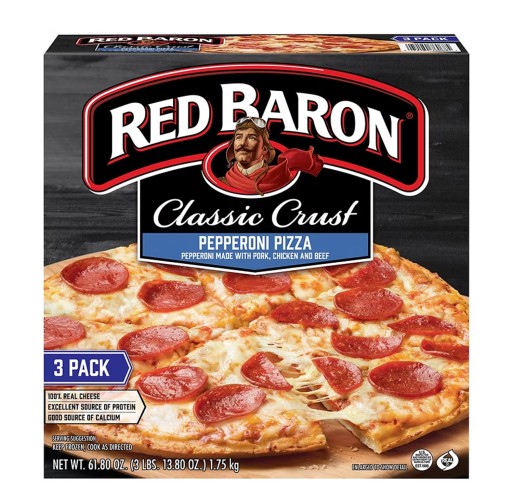 FZ Pizza - Pepperoni Classic Red Baron 3 pk