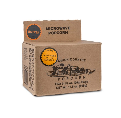 Popcorn - Microwave Butter Hulless Display