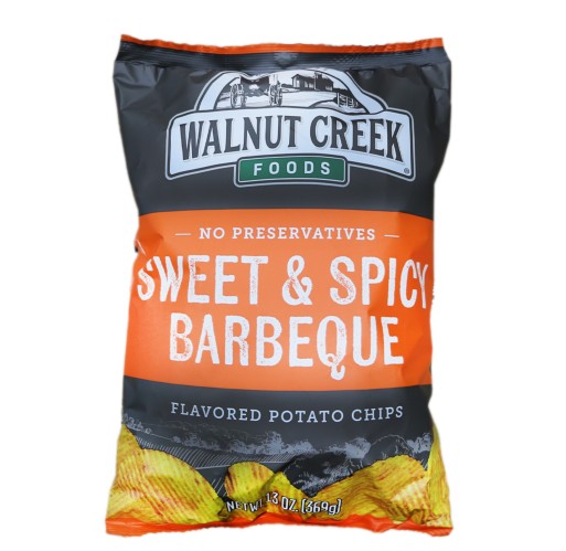 Potato Chips - Sweet & Spicy BBQ WC 13 oz