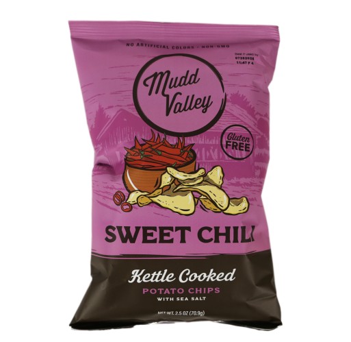Potato Chips - Kettle Cooked Sweet Chili Mudd Valley 2.5 oz