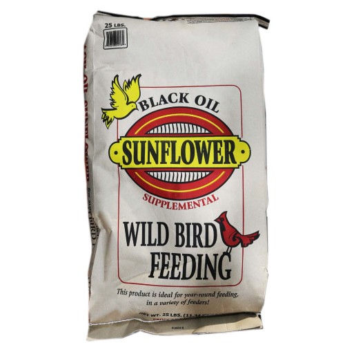 Bird Seed - Black Oil Sunflowers 25 lb