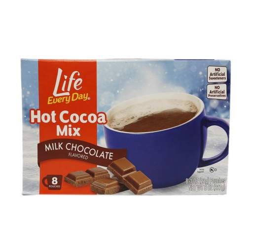 Drink Mix - Milk Chocolate Hot Cocoa LED 8 oz