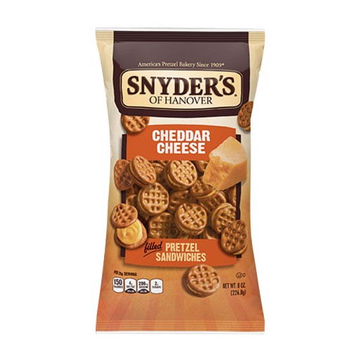 Pretzels - Sandwich Cheddar 8 oz