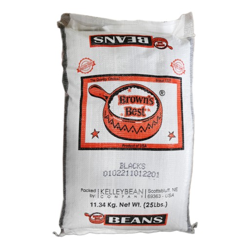 Beans - Black 25 lb