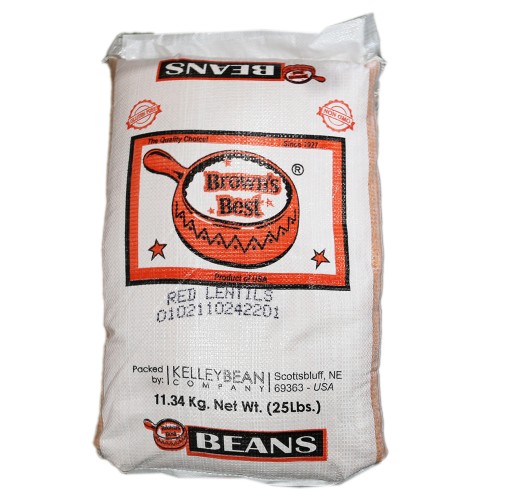 Lentils - Red 25 lb
