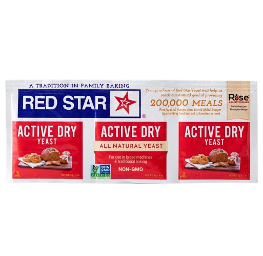 Yeast - Dry Active Red Star 3 pk