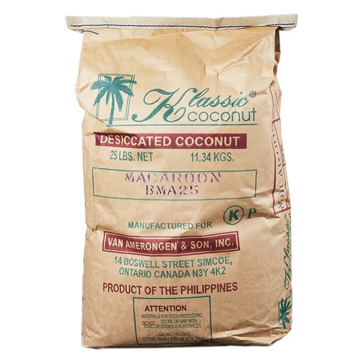 Coconut - Premium Macaroon Unsweetened  25 lb
